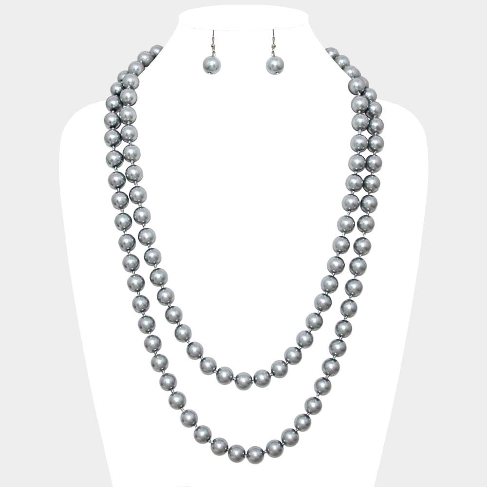 60" Pearl Necklace - Madeline Love - Flyclothing LLC