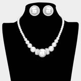 Round Pearl Necklace - Madeline Love - Flyclothing LLC