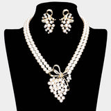Pearl Grape Pendant Necklace - Madeline Love - Flyclothing LLC