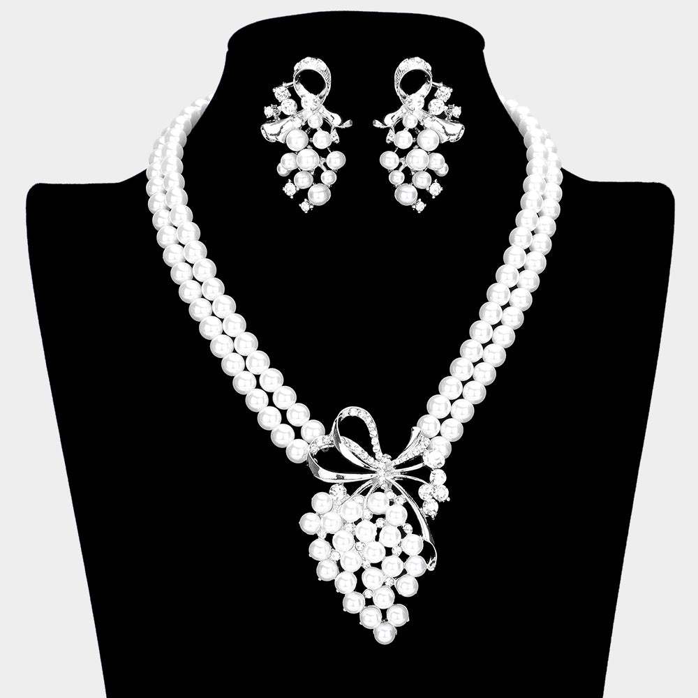 Pearl Grape Pendant Necklace - Madeline Love - Flyclothing LLC