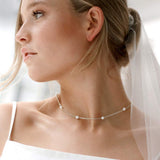 Pearl Station Necklace - Madeline Love - Flyclothing LLC