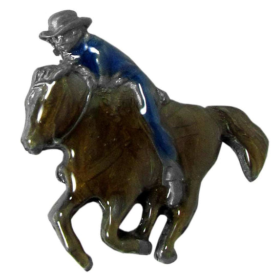 Cowboy on Horseback Lapel Pin - Siskiyou Originals - Flyclothing LLC