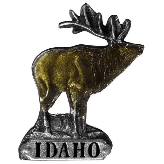 Idaho Elk Lapel Pin - Siskiyou Originals - Flyclothing LLC
