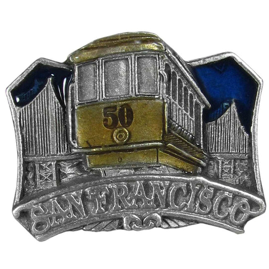 San Francisco Trolley Lapel Pin - Siskiyou Originals - Flyclothing LLC