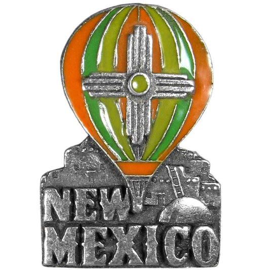 New Mexico Hot Air Balloon Lapel Pin - Siskiyou Originals - Flyclothing LLC