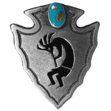 Kokopelli on Arrowhead Lapel Pin - Siskiyou Originals - Flyclothing LLC