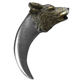 Claw with Wolf Carving Lapel Pin - Siskiyou Originals - Flyclothing LLC