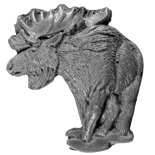 Moose Antiqued Lapel Pin - Siskiyou Originals - Flyclothing LLC