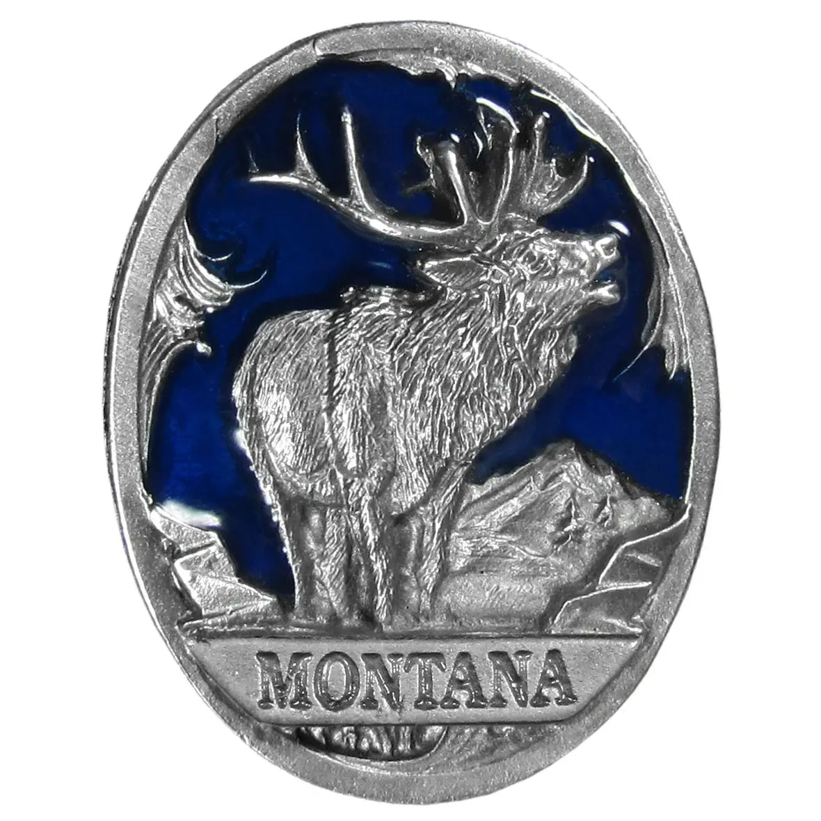 Montana Elk Lapel Pin - Siskiyou Originals - Flyclothing LLC