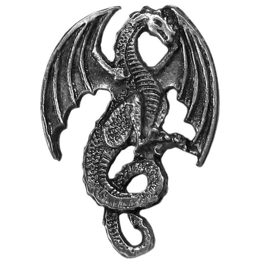 Dragon Antiqued Lapel Pin - Siskiyou Originals - Flyclothing LLC