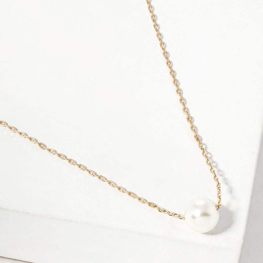 Pearl Pendant Necklace - Madeline Love - Flyclothing LLC
