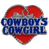 I'm a Cowboys's Cowgirl Lapel Pin - Siskiyou Originals - Flyclothing LLC