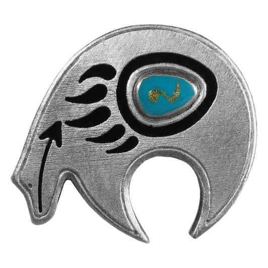 Bear Fetish Lapel Pin - Siskiyou Originals - Flyclothing LLC