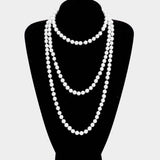Pearl Long Necklace - Madeline Love - Flyclothing LLC