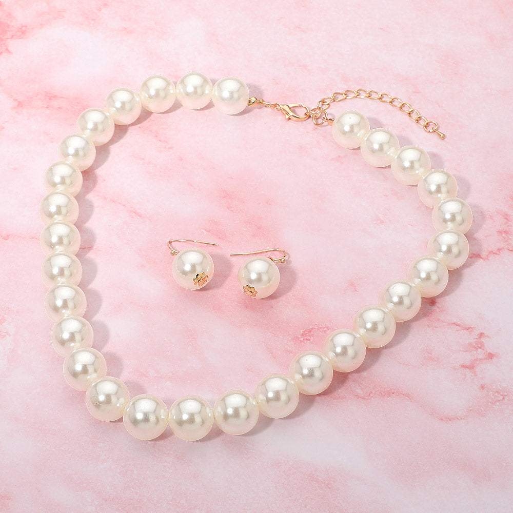 Classic Pearl Beaded Necklace - Madeline Love - Flyclothing LLC