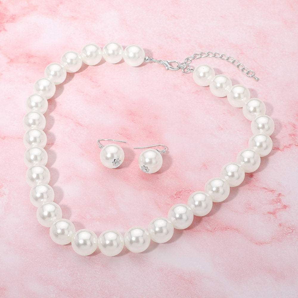Classic Pearl Beaded Necklace - Madeline Love - Flyclothing LLC