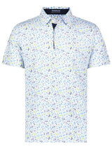 Links Print Polo - White Water Life - Flyclothing LLC