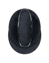 Tipperary Windsor with MIPS Wide Brim - Black UltraSuede Shell w/ Chrome Trim and Black UltraSuede Top - Breeches.com - Flyclothing LLC