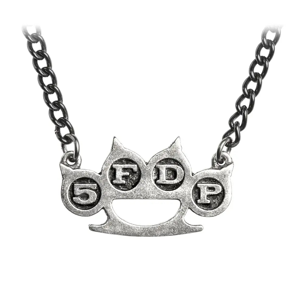 Alchemy Rocks 5 Finger Death Punch: Knuckle Duster Pendant - Alchemy Gothic - Flyclothing LLC