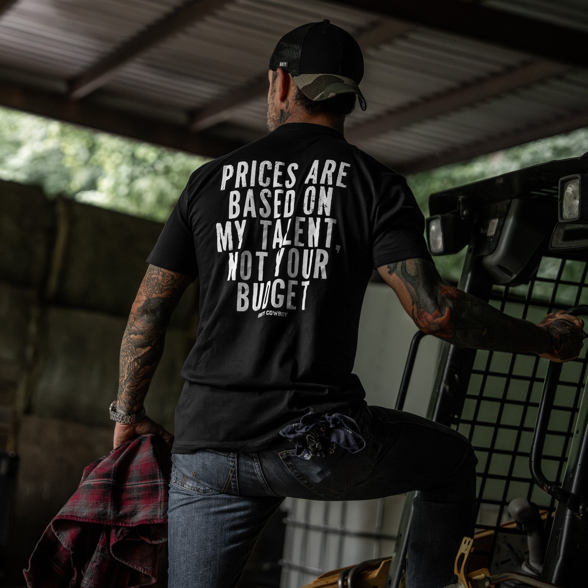 My Prices Are Based On My Talent Men's T-Shirt - DIRTY COWBOY USA - Flyclothing LLC