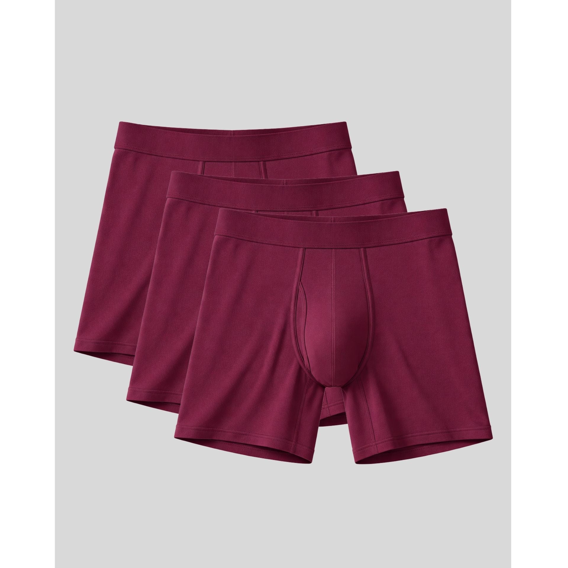 SilkCut Men’s Bamboo Boxer Briefs - 3 Pack - SilkCut Underwear - Flyclothing LLC
