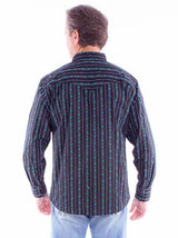 Scully Leather Turquoise Skull Stripe - Scully Leather - Flyclothing LLC