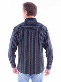 Scully Leather Turquoise Skull Stripe - Scully Leather
