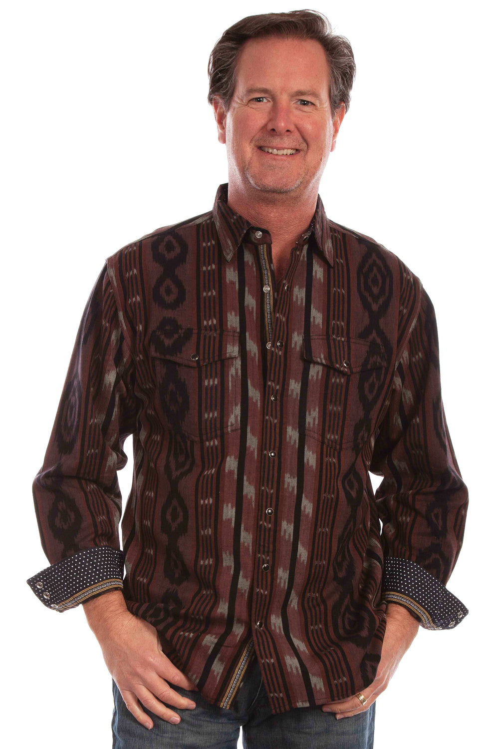 Scully Leather Western Scully Signature Ikat Shirt - Scully Leather - Flyclothing LLC