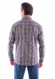 Scully Leather taupe signature shirt - Scully Leather
