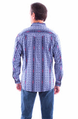 Scully Leather blue signature shirt - Scully Leather - Flyclothing LLC