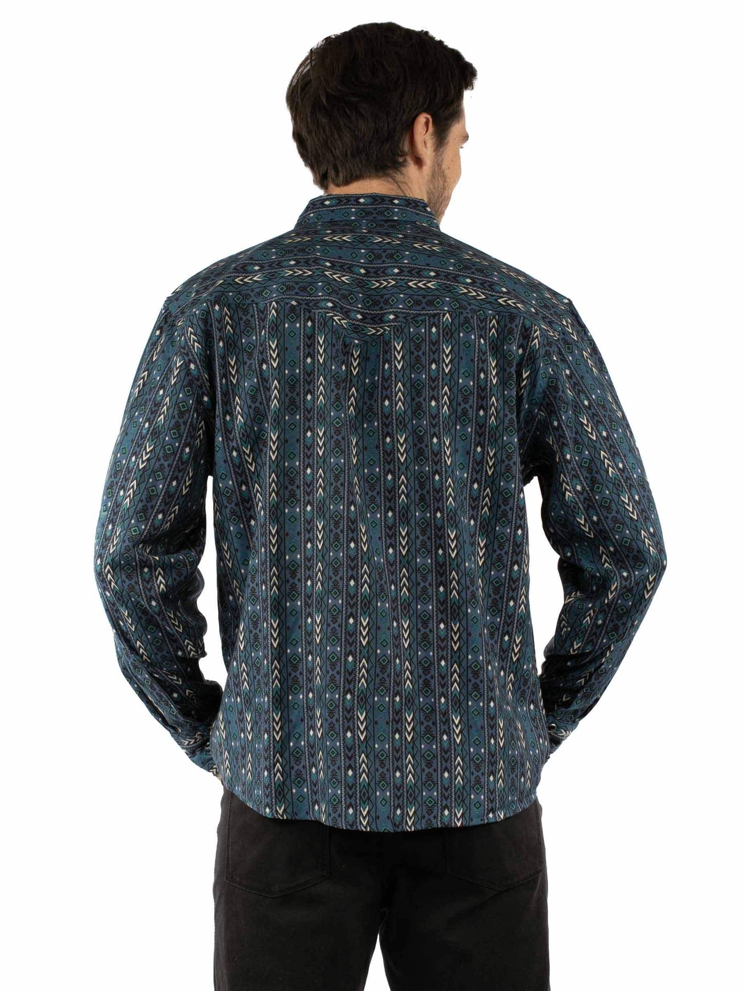 Scully Leather Blue Signature Shirt - Scully Leather - Flyclothing LLC