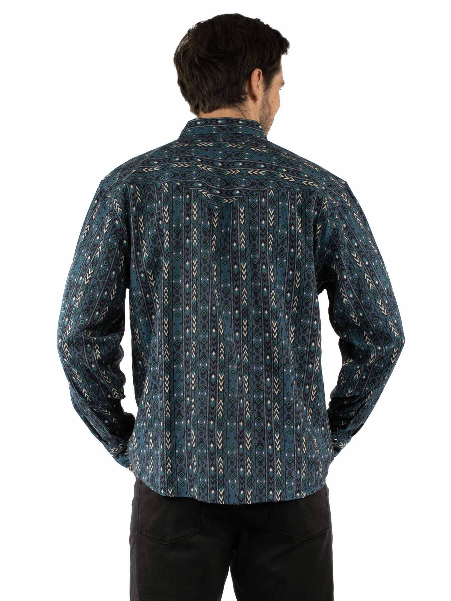 Scully Leather Blue Signature Shirt - Scully Leather - Flyclothing LLC