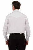 Scully Leather White Poplin Dress Shirt - Scully Leather