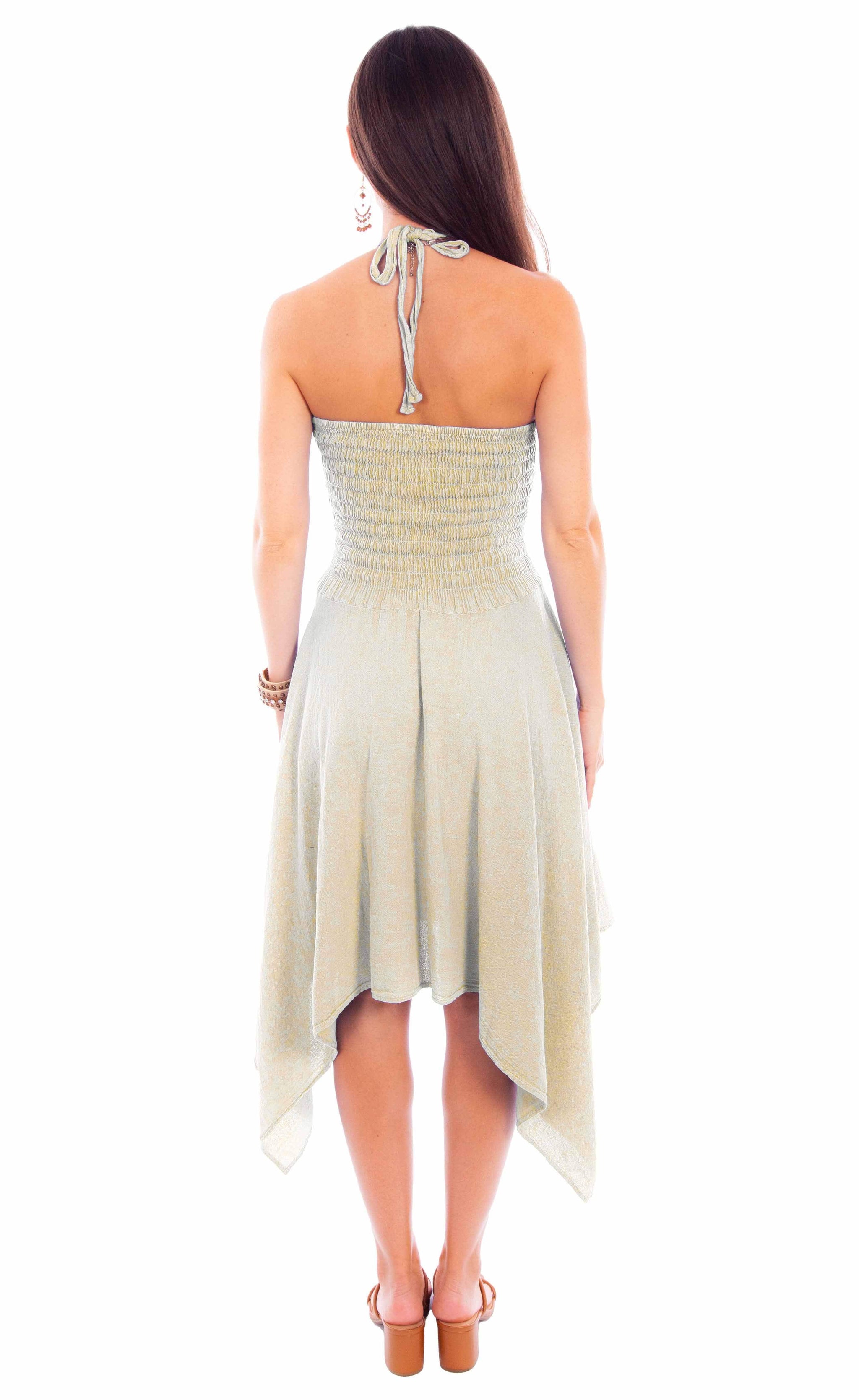 Cantina vanilla halter dress - Scully Leather - Flyclothing LLC