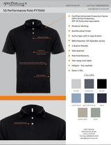 UPF 50 Performance Polo - SpectraUSA - Flyclothing LLC