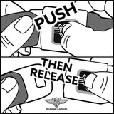 SOUTH PARK Title Logo Full Color Black/White Seatbelt Belt - SOUTH PARK ELEMENTARY School Bus Characters Pose Yellow Webbing