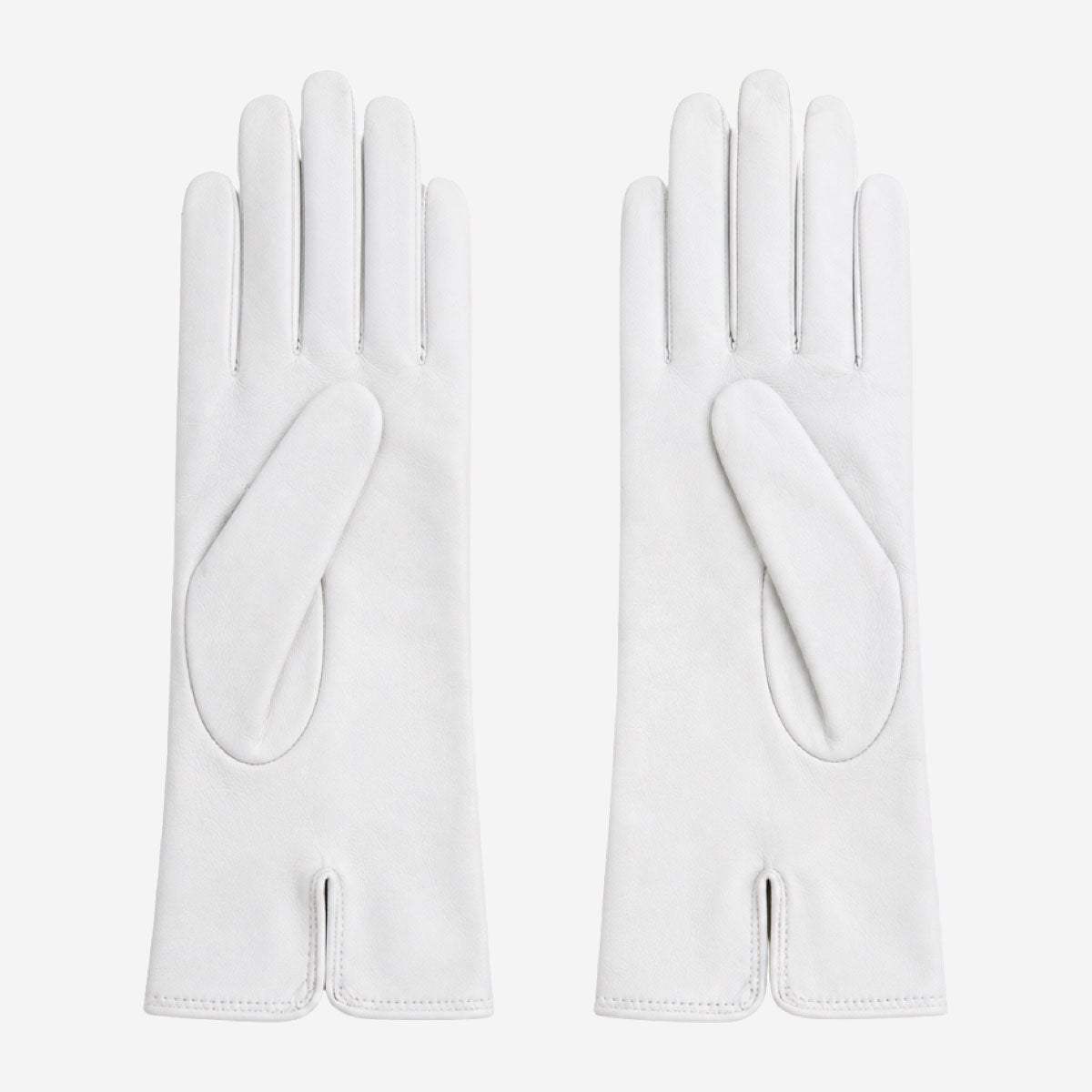 PZ01G (white) – Unlined Italian lambskin embroidered dress gloves