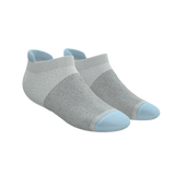 The Pacific Blue | Tri Color Block Heel Hammock™ Ankle Socks - Shinesty - Flyclothing LLC