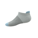 The Pacific Blue | Tri Color Block Heel Hammock™ Ankle Socks