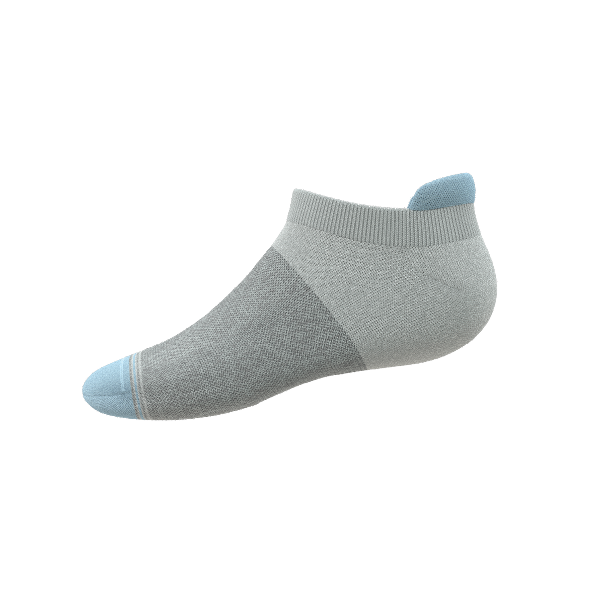 The Pacific Blue | Tri Color Block Heel Hammock™ Ankle Socks - Shinesty - Flyclothing LLC