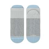 The Pacific Blue | Tri Color Block Heel Hammock™ Ankle Socks - Shinesty - Flyclothing LLC