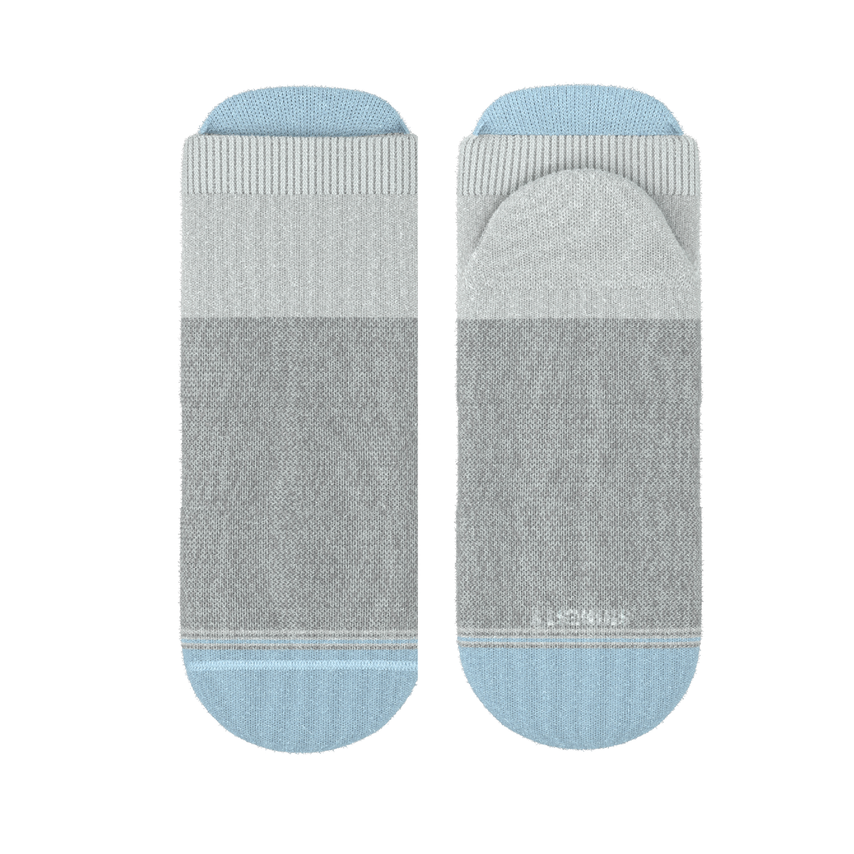 The Pacific Blue | Tri Color Block Heel Hammock™ Ankle Socks - Shinesty - Flyclothing LLC