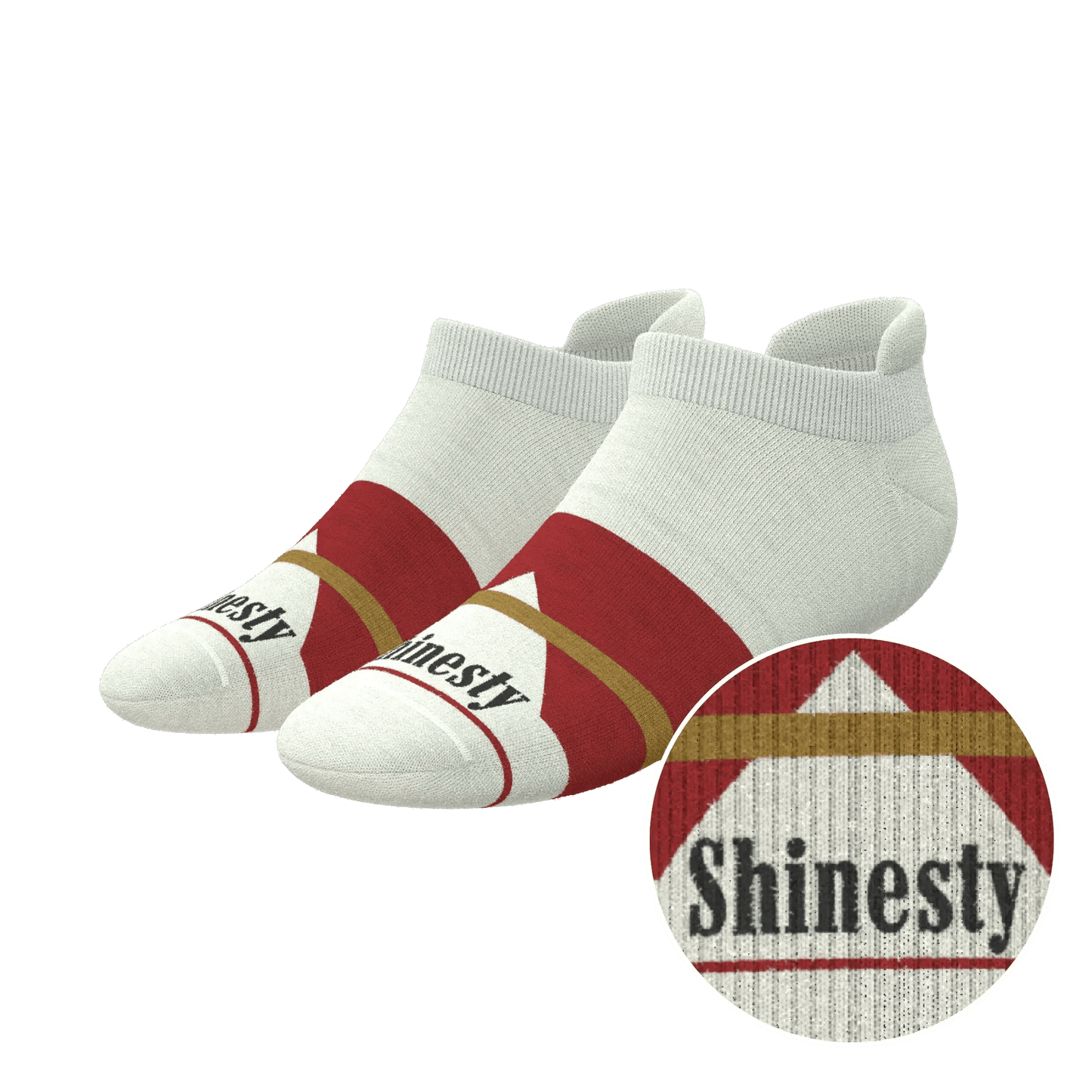 The Pack A Day | Cigarette Heel Hammock™ Ankle Socks - Shinesty - Flyclothing LLC