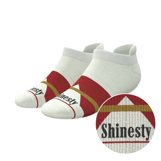 The Pack A Day | Cigarette Heel Hammock™ Ankle Socks - Shinesty - Flyclothing LLC