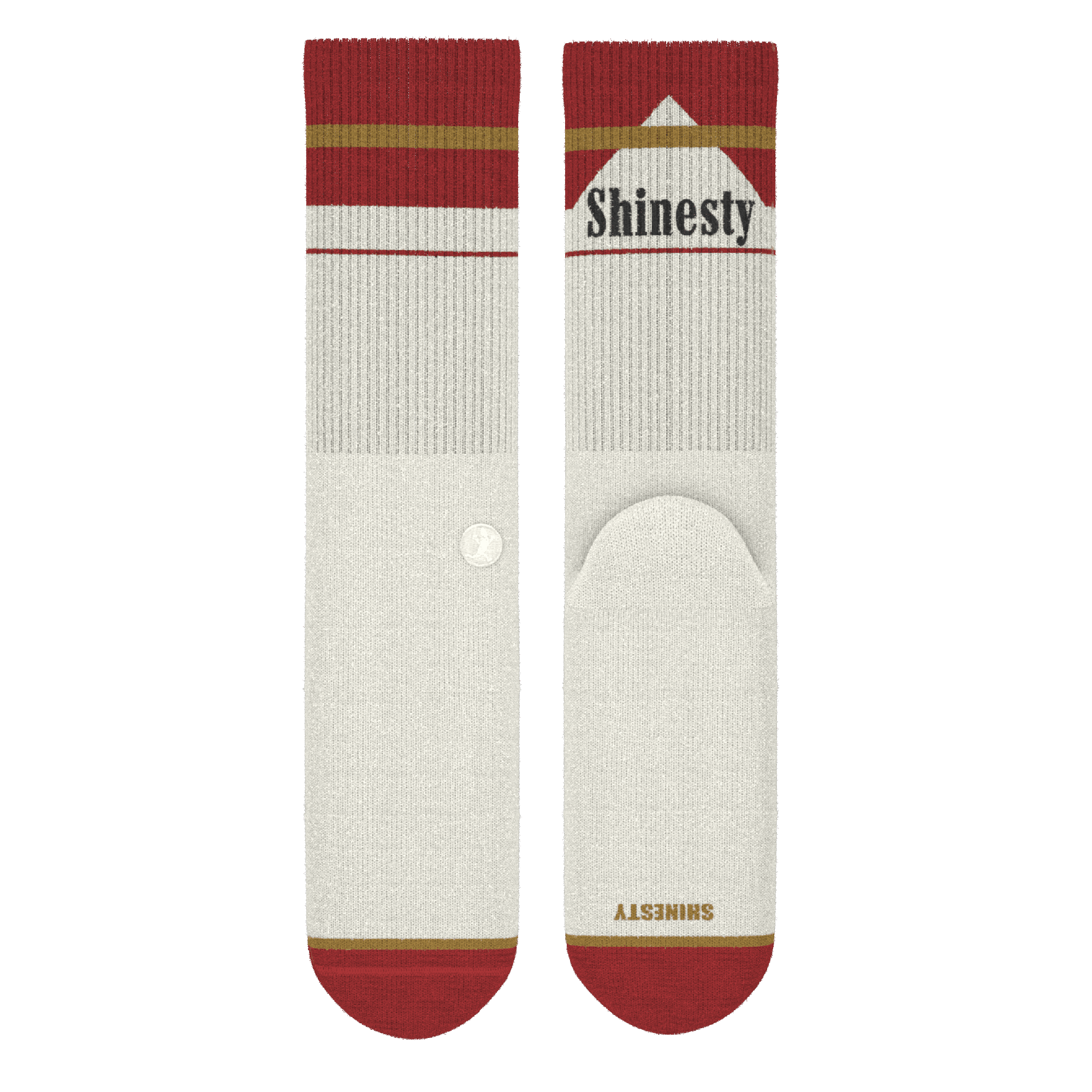 The Pack A Day | Cigarette Heel Hammock™ Crew Socks - Shinesty - Flyclothing LLC
