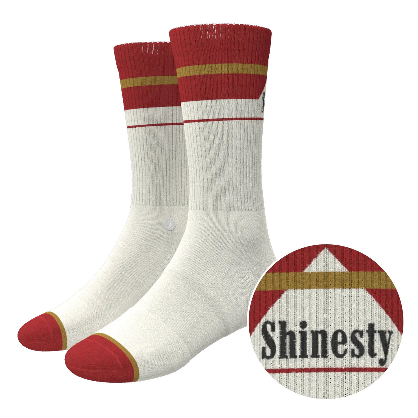 The Pack A Day | Cigarette Heel Hammock™ Crew Socks - Shinesty - Flyclothing LLC