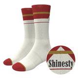 The Pack A Day | Cigarette Heel Hammock™ Crew Socks - Shinesty - Flyclothing LLC