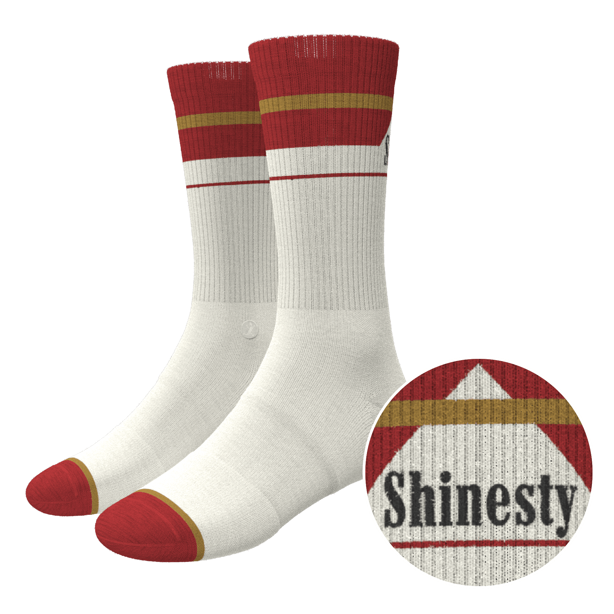 The Pack A Day | Cigarette Heel Hammock™ Crew Socks - Shinesty - Flyclothing LLC
