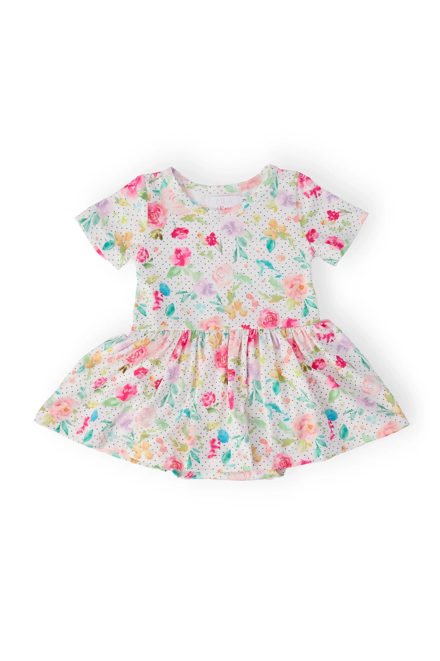 Painted Posies S/S Twirl Bodysuit - Mila & Rose ® - Flyclothing LLC