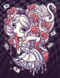 Black Market Art Company Painting The Roses Print